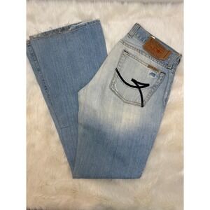 Lucky Brand‎ | "Dream State" Distressed Bleach Wash Denim Jeans